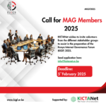 Call for 2025 KIGF MAG Volunteers